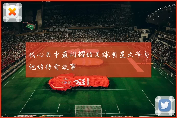 我心目中最闪耀的足球明星大爷与他的传奇故事